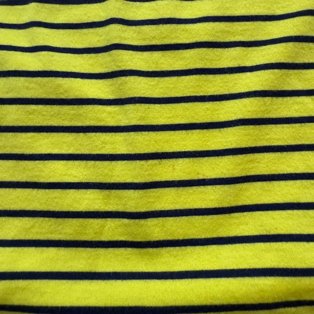 Polo Golf Ralph Lauren Vintage Lisle‎ Men S Yellow Short Sleeve Striped Collar